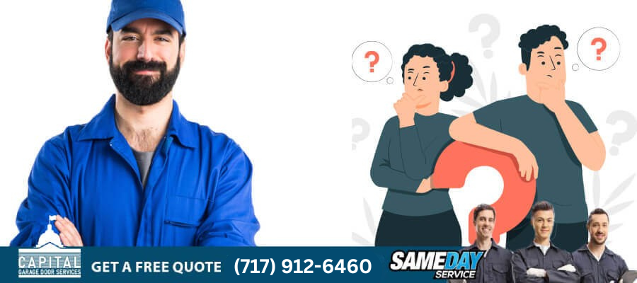 FAQ for garage door repair professionals